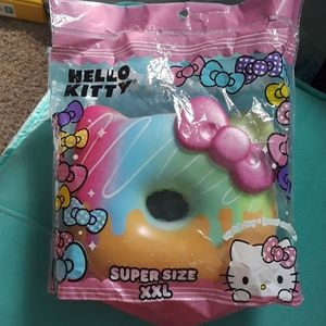 JUMBO SQUISHY HELLO KITTY DONUT